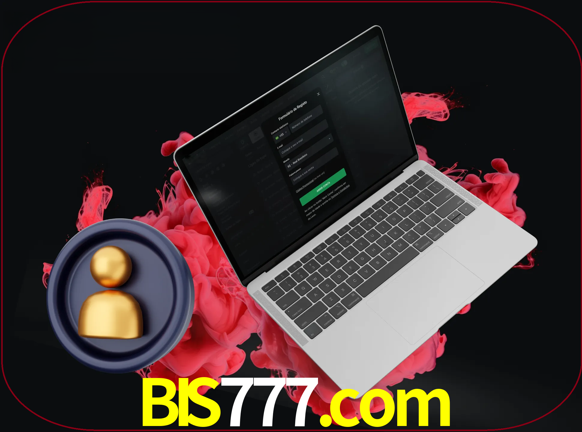 No cabeçalho do site bis777, clique no botão que o levará a um formulário especial onde terá de introduzir as suas informações actuais.