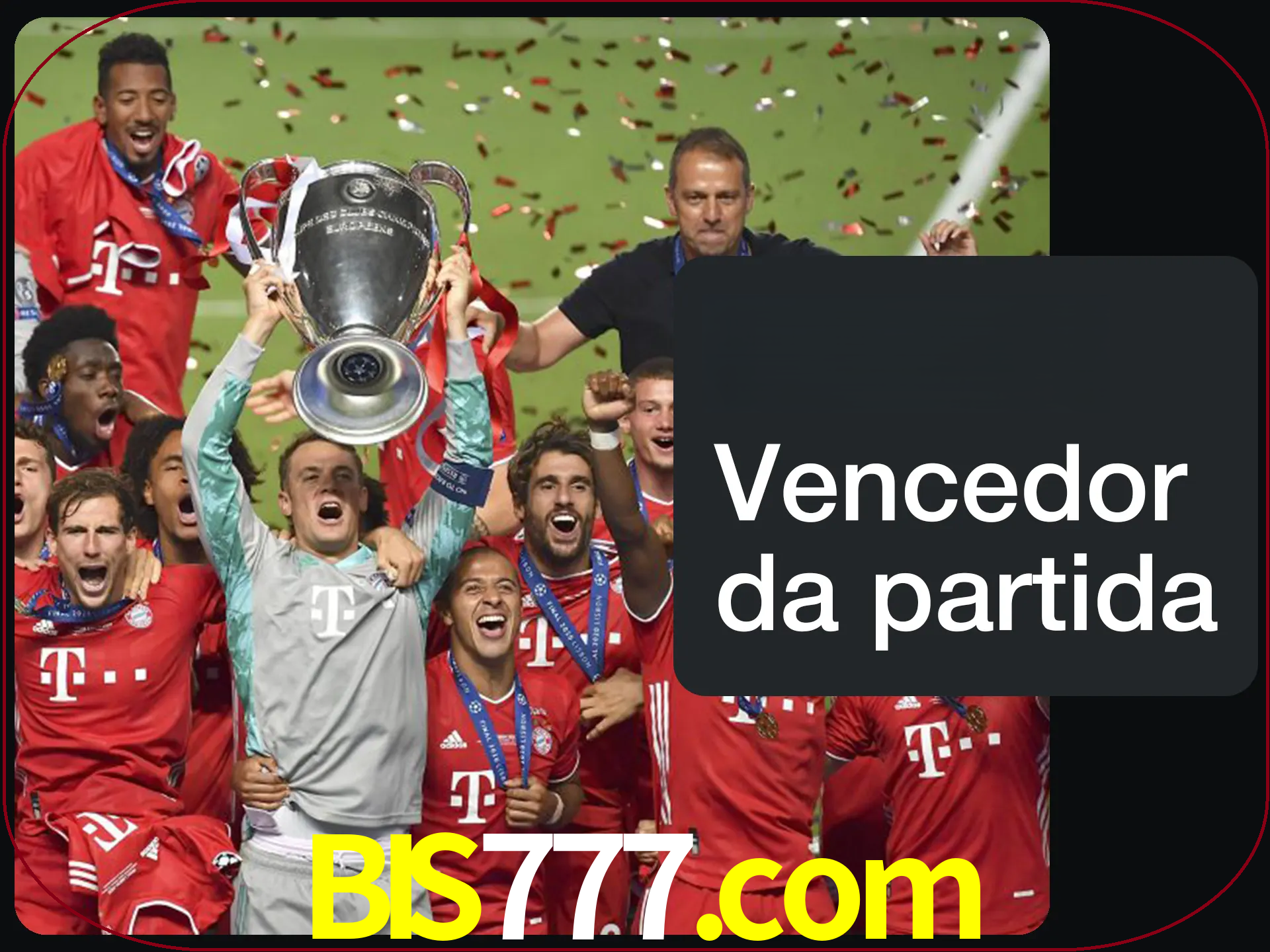 Aposte no vencedor e ganhe uma grande quantia de dinheiro.